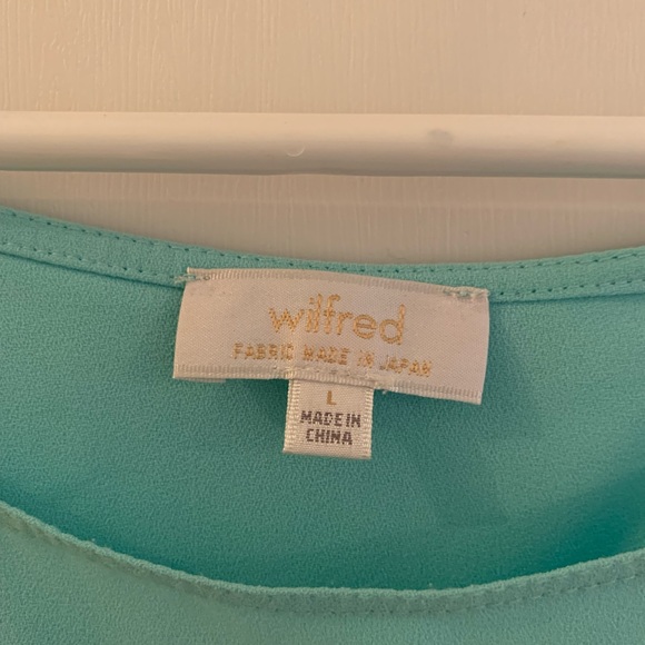 Pretty aqua Wilfred top from Aritzia size L - Picture 4 of 4